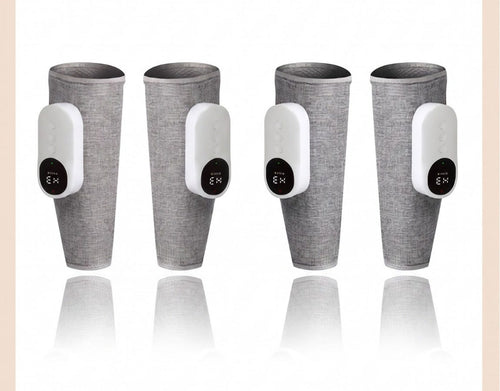 Grey leg wraps with white control units