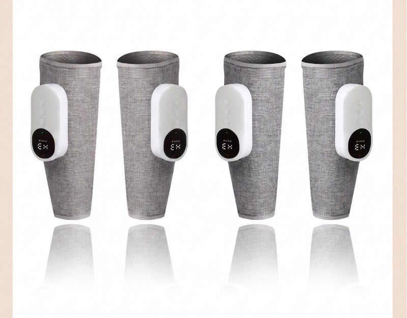 Grey leg wraps with white control units